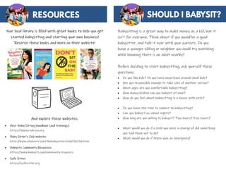 Baby-Sitters Club Baby Sitting Guide | PPT
