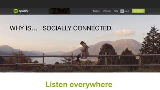 WHY IS… SOCIALLY CONNECTED.
 