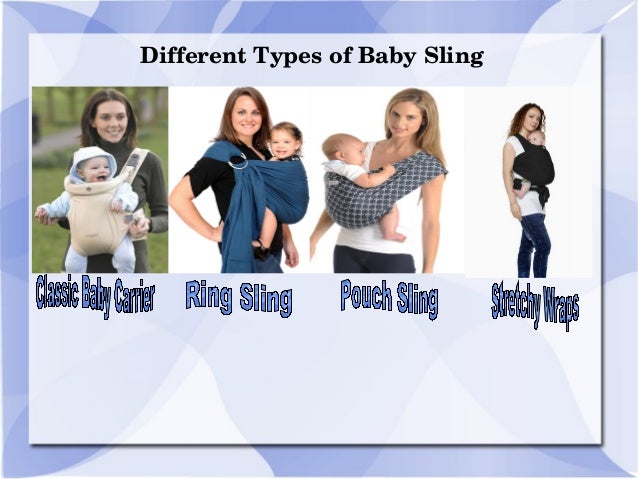 different baby slings
