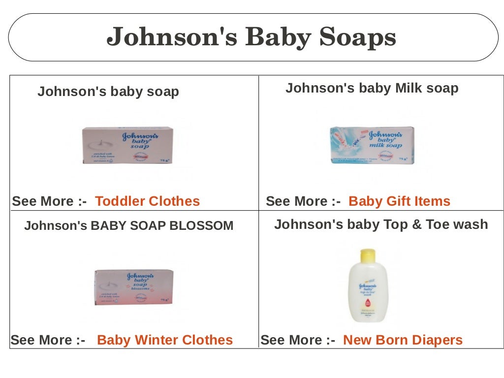 Baby soaps