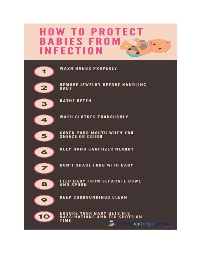 Baby's protection from infection