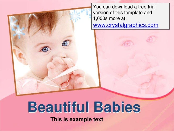 baby powerpoint templates