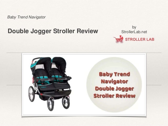 navigator double jogging stroller