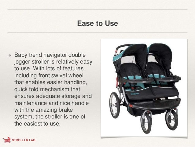 baby trend navigator double jogging stroller reviews