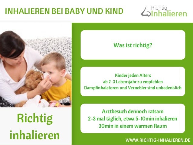 Inhalieren Bei Baby Und Kind Das Musst Du Beachten