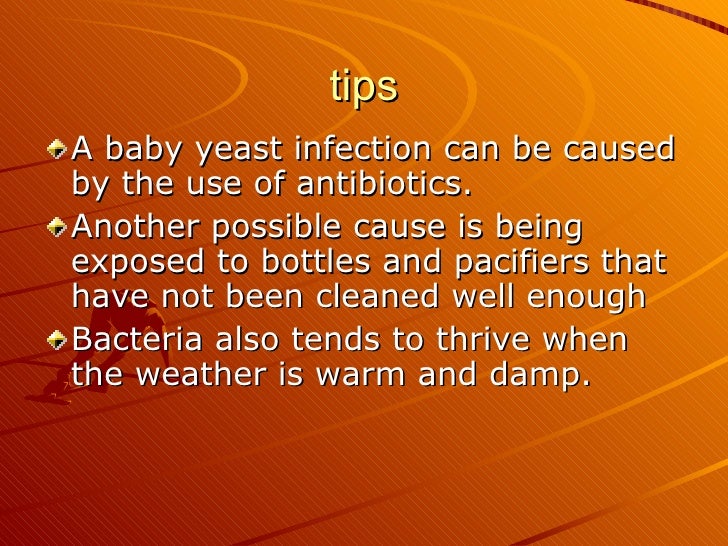 Baby yeast infection treatment