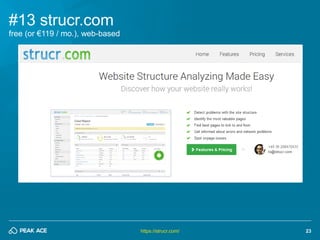 23 
#13 strucr.com 
https://strucr.com/ 
free (or €119 / mo.), web-based  