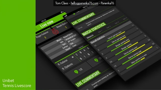 tenis live score