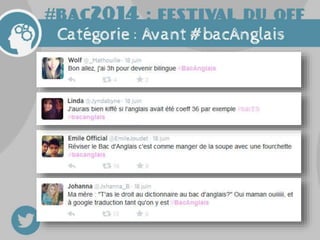  #Bac2014 Festival du Off #bacAnglais