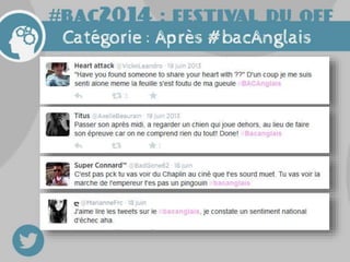  #Bac2014 Festival du Off #bacAnglais