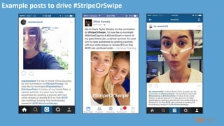 Olivia Zucosky
Example posts to drive #StripeOrSwipe
 