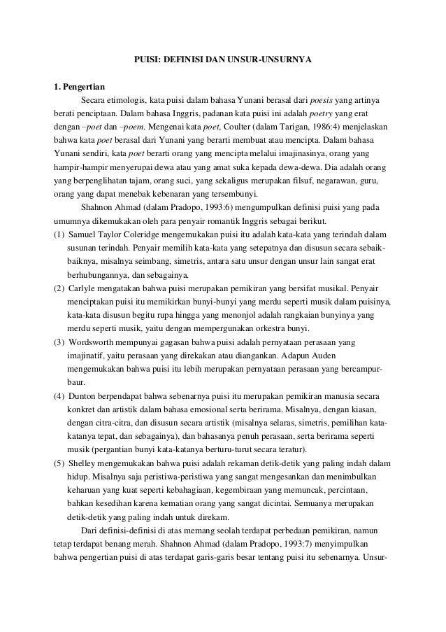 Bacaan 2 Struktur Fisik Puisi