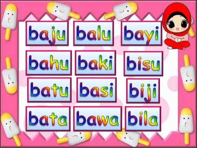 Bacaan Suku Kata Kvkv