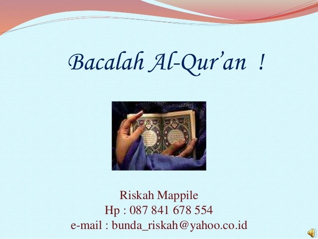  Bacalah al quran 