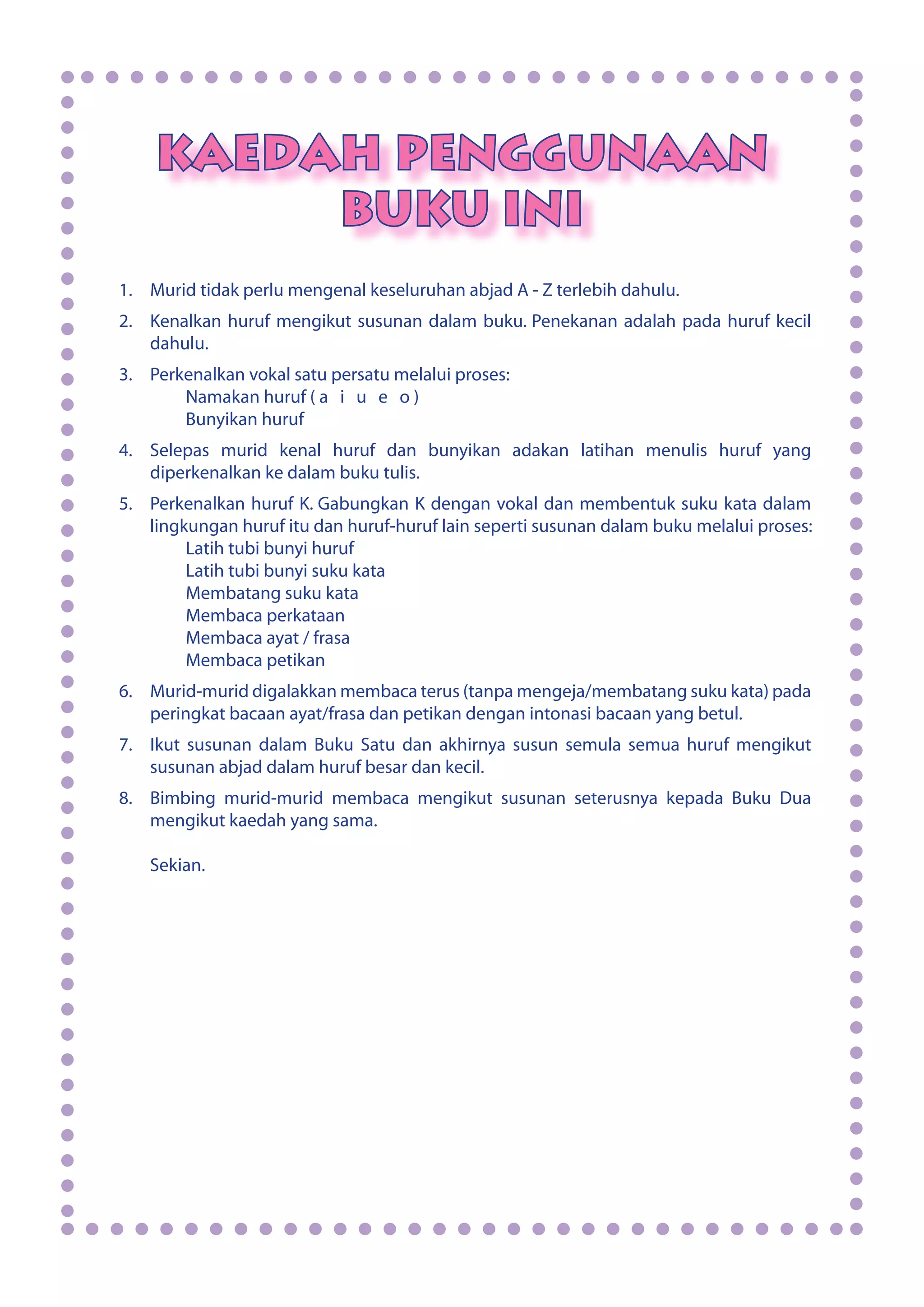 Bacalah Sayang Buku 1 Pdf