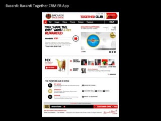 Bacardi: Bacardi Together CRM FB App 