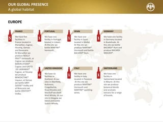 Bacardi is a social business and our size means
that our employees have the opportunity and
encouragement to connect with colleagues
across the globe.
With a limited hierarchy, we pride ourselves on having a highly
personal atmosphere, meaning our employees have greater
chance to develop richer, more meaningful relationships.
Our lean structures mean that we tend to work more closely
together with colleagues across functions and geographies to
achieve our common goals. We share ideas and best practices –
encouraging creativity and recognising personal contributions and
initiatives. We also foster a culture of learning from our mistakes
as well as from our successes.
Our employees contribute to shaping the direction of their area of
responsibility. Everyone is willing to roll-up their sleeves to ensure
things move forward and are implemented in the right way.
As a privately owned company, we have a strong connection to
the heritage of both the Bacardi family and the iconic brands in
our portfolio. We are committed to protecting the integrity of the
brands and in ensuring a strong company for the next generation
of the Bacardi family.
WHAT IS IT LIKE TO WORK WITHIN BACARDI?
Taking others under our wing
 