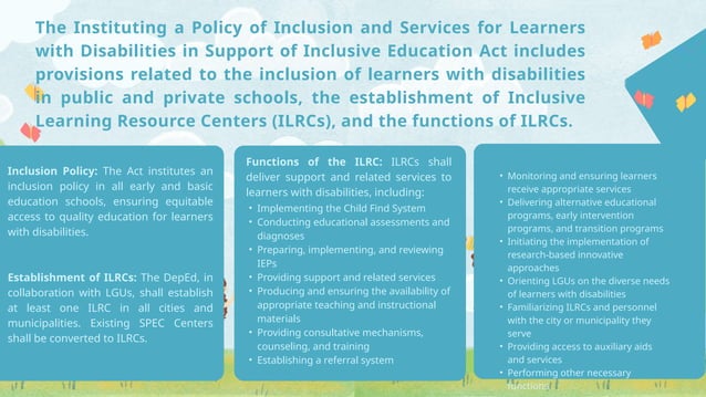 RA 11650: A New Era of Inclusive Education | PPTX | Special Needs Kids ...