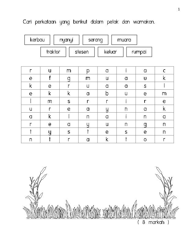 Soalan English Tahun 6 2019 - Contoh 36