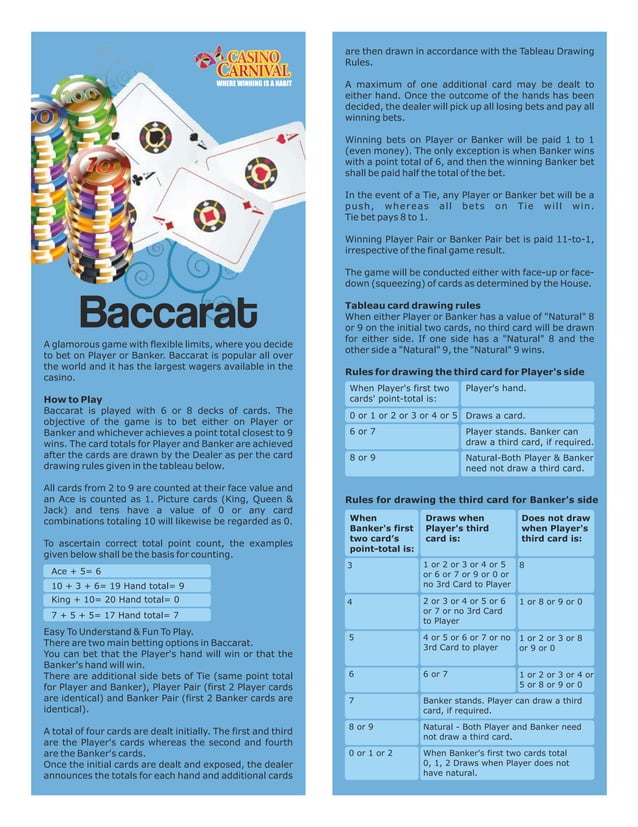Baccarat | PDF