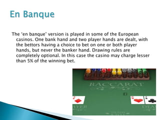 Baccarat | PDF