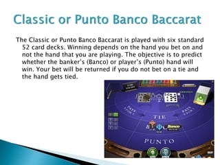 Baccarat | PDF