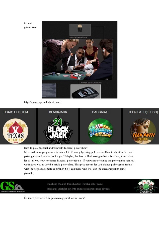 How Casino Cheat In Baccarat How Casino Cheat In Baccarat