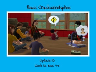Bacc Crackwoodspines




      Update 10
   Week 10, deel 4-5
 