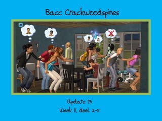 Bacc Crackwoodspines




     Update 13
   Week 11, deel 2-5
 