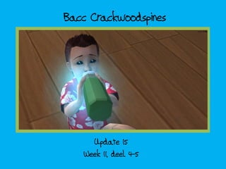 Bacc Crackwoodspines




     Update 15
   Week 11, deel 4-5
 