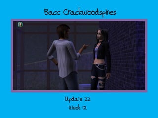 Bacc Crackwoodspines
Week 12
Update 22
 