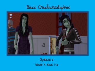 Bacc Crackwoodspines




     Update 5
   Week 9, deel 1-2
 