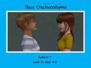 Bacc Crackwoodspines




      Update 9
   Week 10, deel 3-5
 