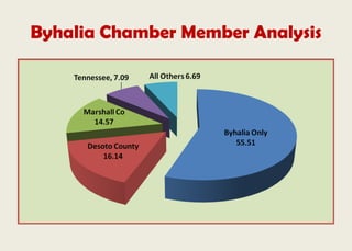 Byhalia Chamber Member Analysis
 