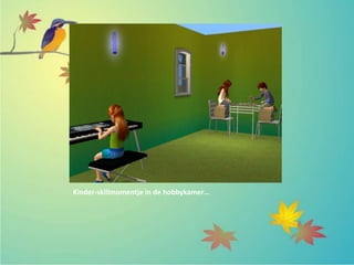 Kinder-skillmomentje in de hobbykamer…
 