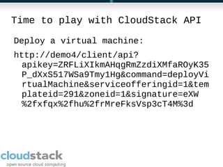 What is CloudStack? Free (as in speech, and beer) Infrastructure as a Service implementation that supports multiple hypervisors, complex network and firewall configuration, high-availability, and complex multi-tenant offerings.  