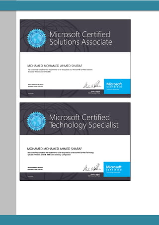 Mohamed sharaf C.V (2)