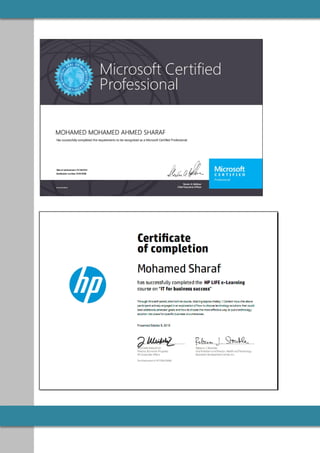 Mohamed sharaf C.V (2)