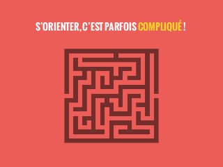 S’ORIENTER, C’EST PARFOIS COMPLIQUÉ ! 
 