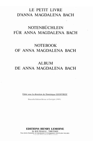 Bach 14 peças faceis