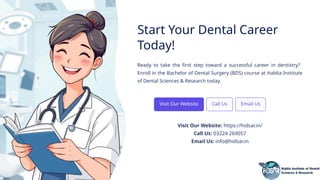 Bachelor of Dental Surgery (BDS) Program at HIDSAR – Course Overview ...