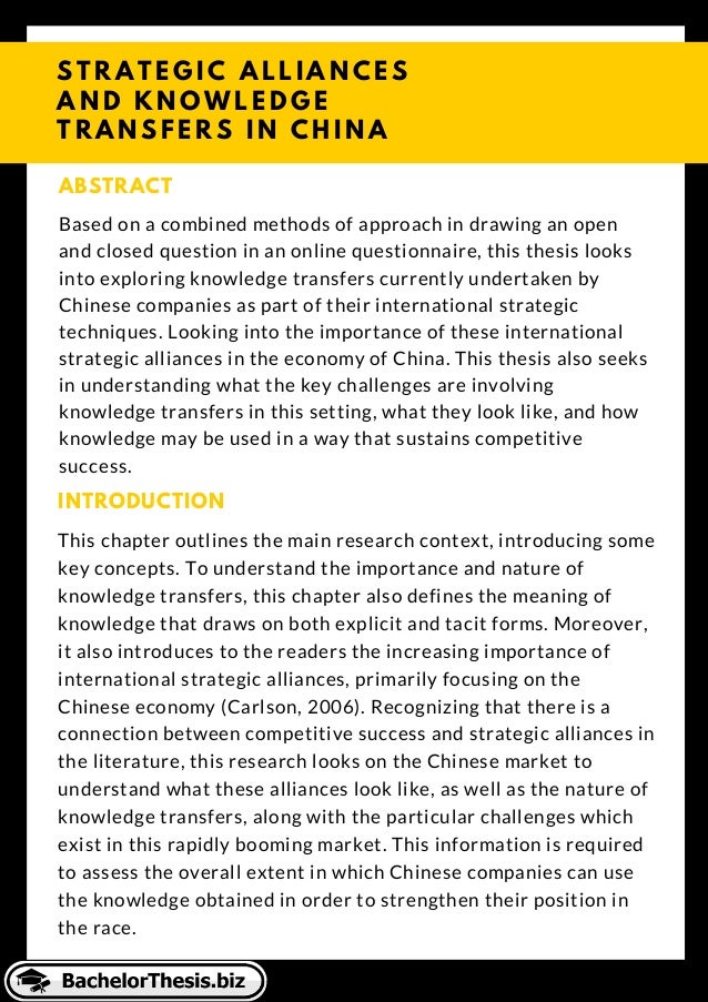 bachelor thesis subjects