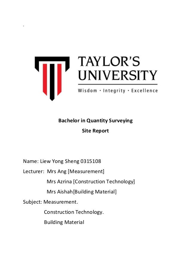 Bachelor In Quantity Surveying 2