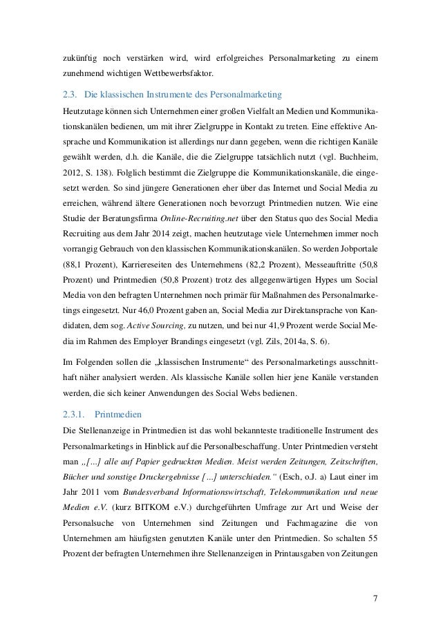 Bachelorarbeit Personalmarketing Bachelorarbeit Personalmarketing