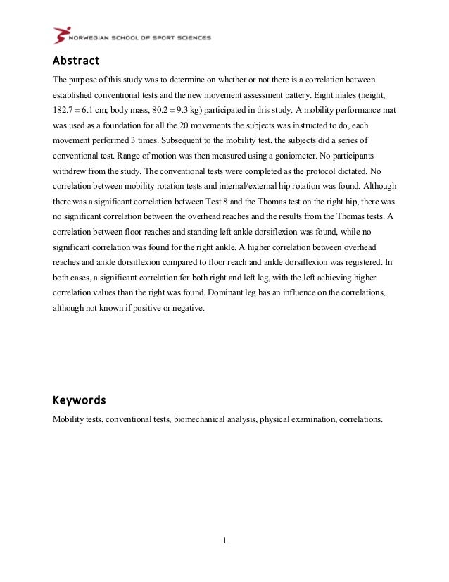 What is the purpose of a thesis picture