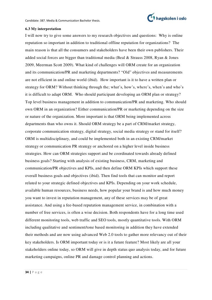 What does reputation mean image