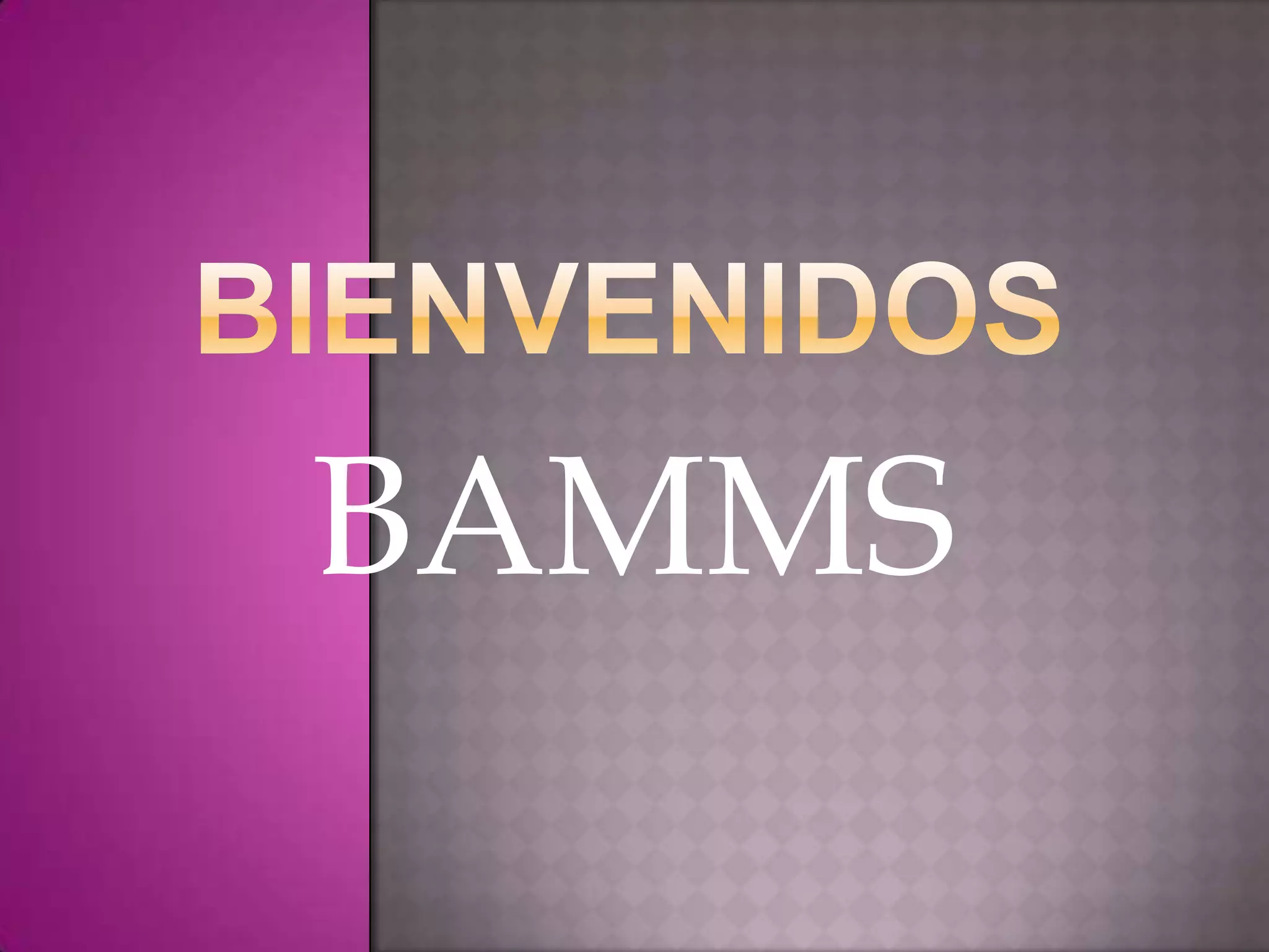 BAMMS
 