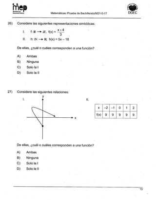 Bachillerato técnicos setiembre 2017
