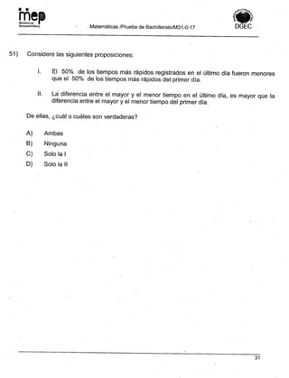 Bachillerato técnicos setiembre 2017