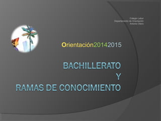 Orientación20142015 
Colegio Labor 
Departamento de Orientación 
Antonio Otero 
 